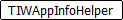 TIWAppInfoHelper